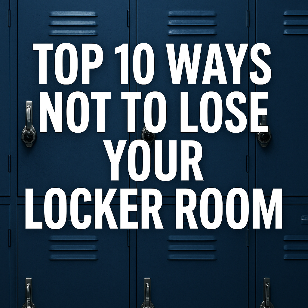 Top 10 Ways NOT to Lose Your Locker Room